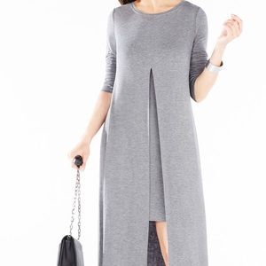 BCBG Ayana Knit Dress Grey